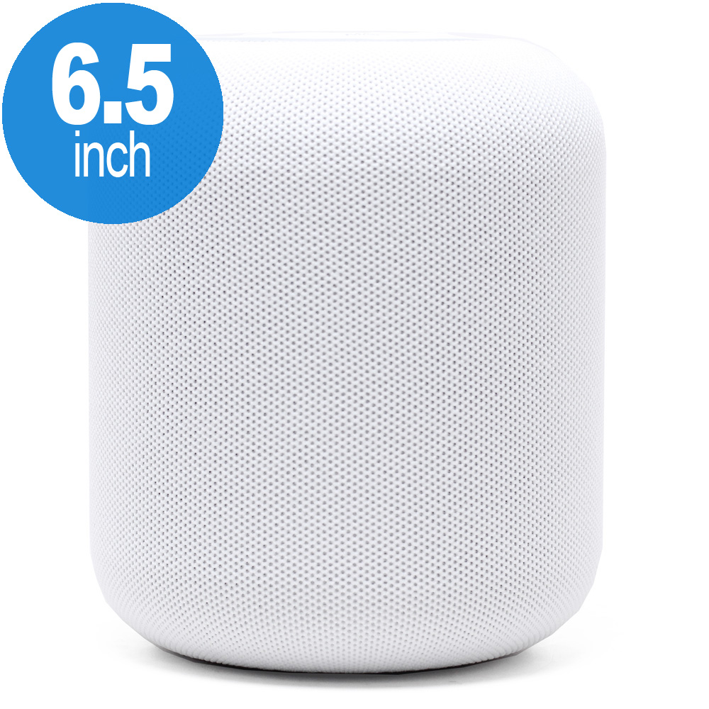 Large Round Sound Pod Portable Bluetooth SPEAKER with Power Bank Feature Large8+ (White)